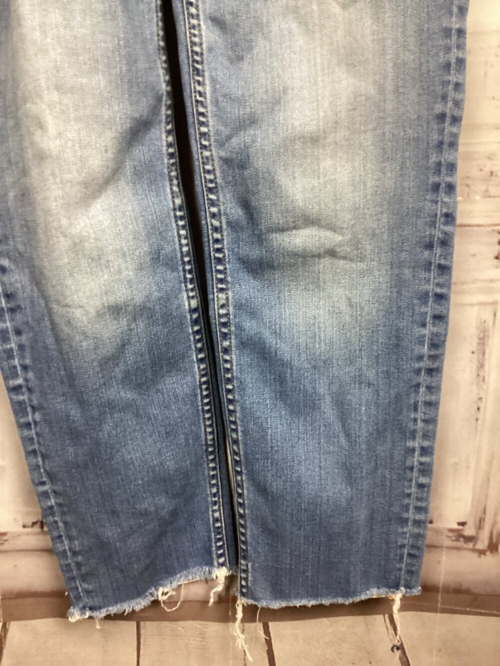 Talbots Embroidered Denim Jeans Slim Ankle Roses 2P - Picture 2 of 9